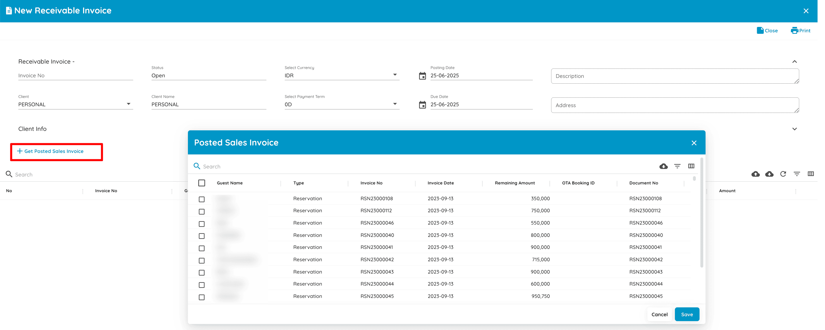 Fin-ReceivableInvoice